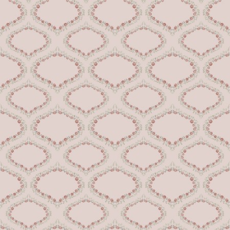 Picture of Ogee and Roses in Pink - 1033401-03